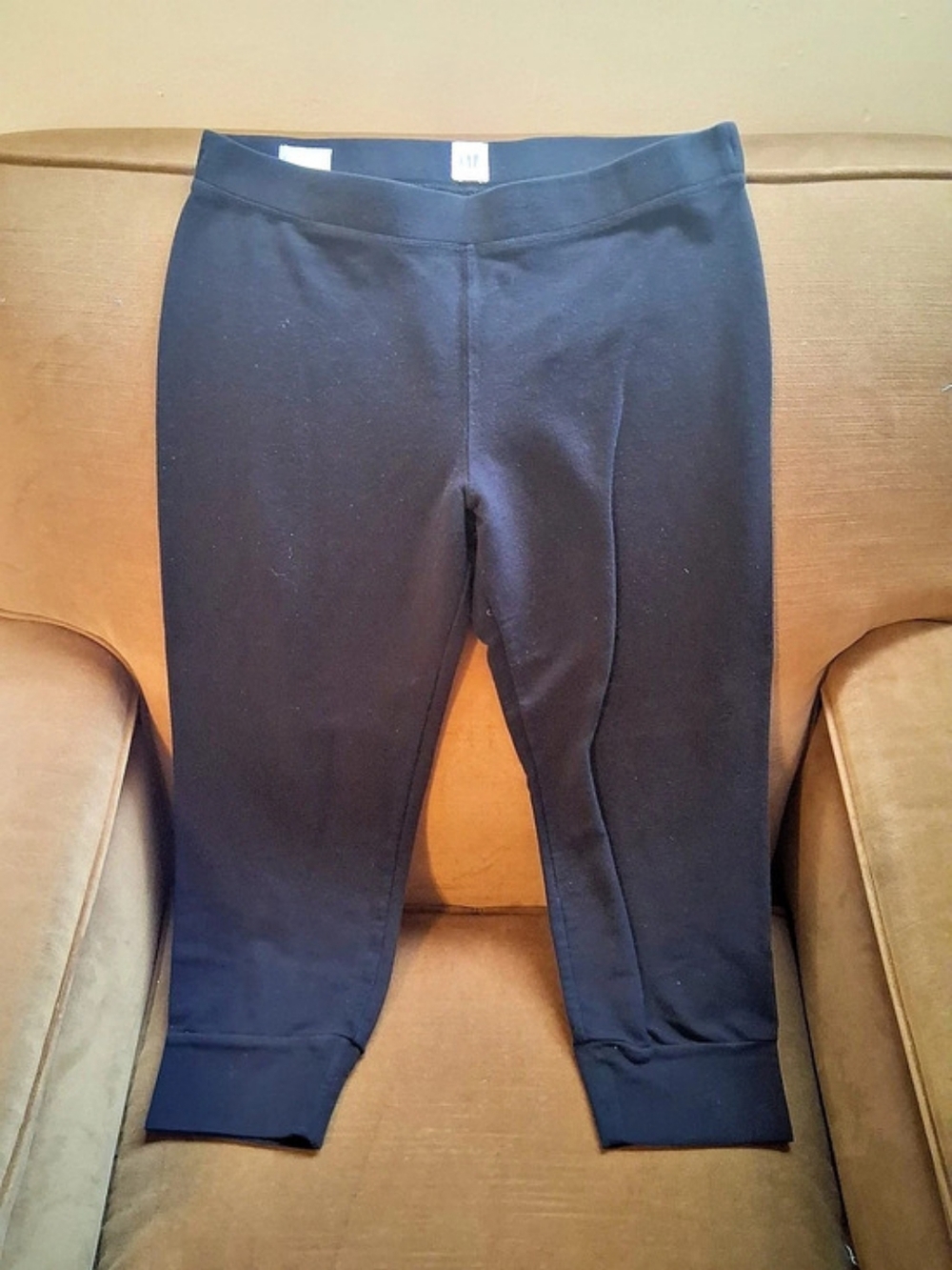 Gap Women's Black Crop Leggings Size Large